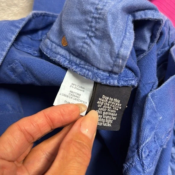 J. Crew Matchstick Jeans in Bold Blue 31 - Picture 5 of 5